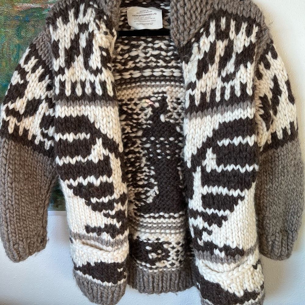 Amazing Knitted Wool Zipped Cardigan